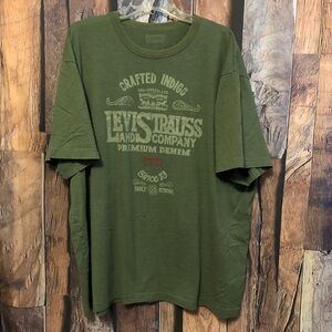 3X Levi Strauss t shirt with vintage look logo